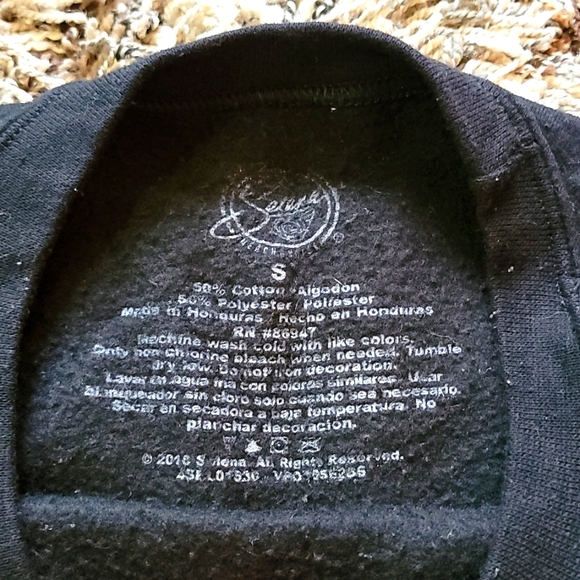 Selena Quintanilla | black crewneck sweatshirt | Women's S - Picture 4 of 5